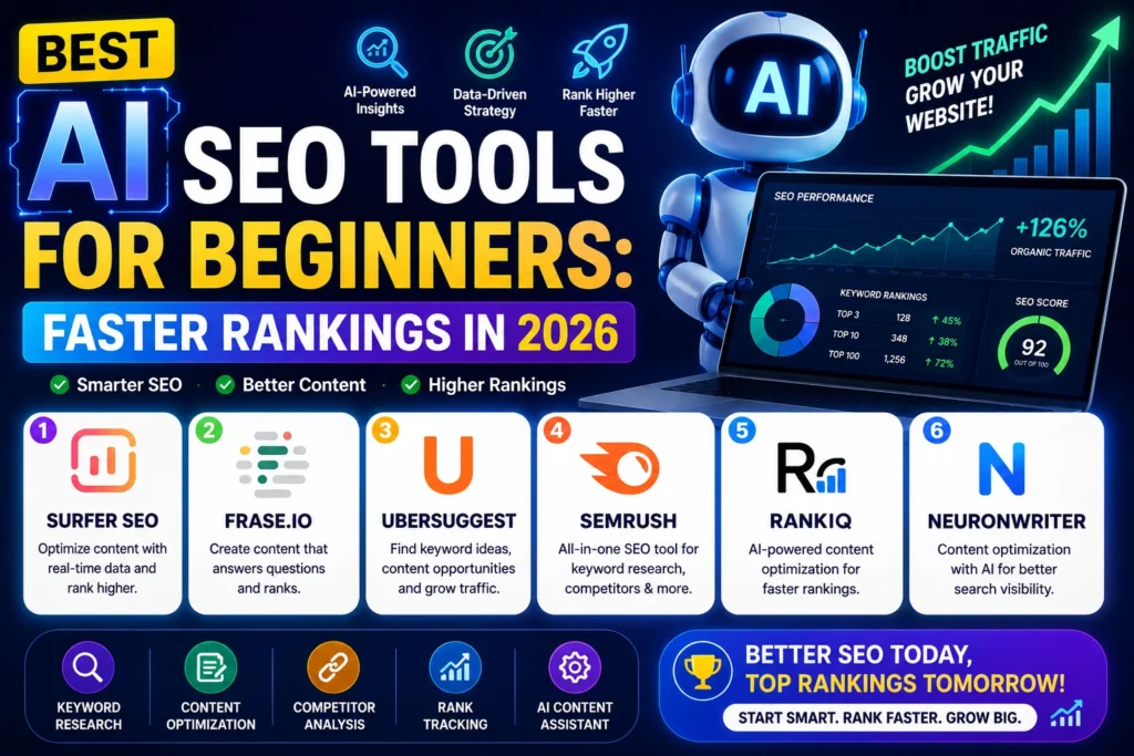 Best AI SEO Tools for Beginners 2026
